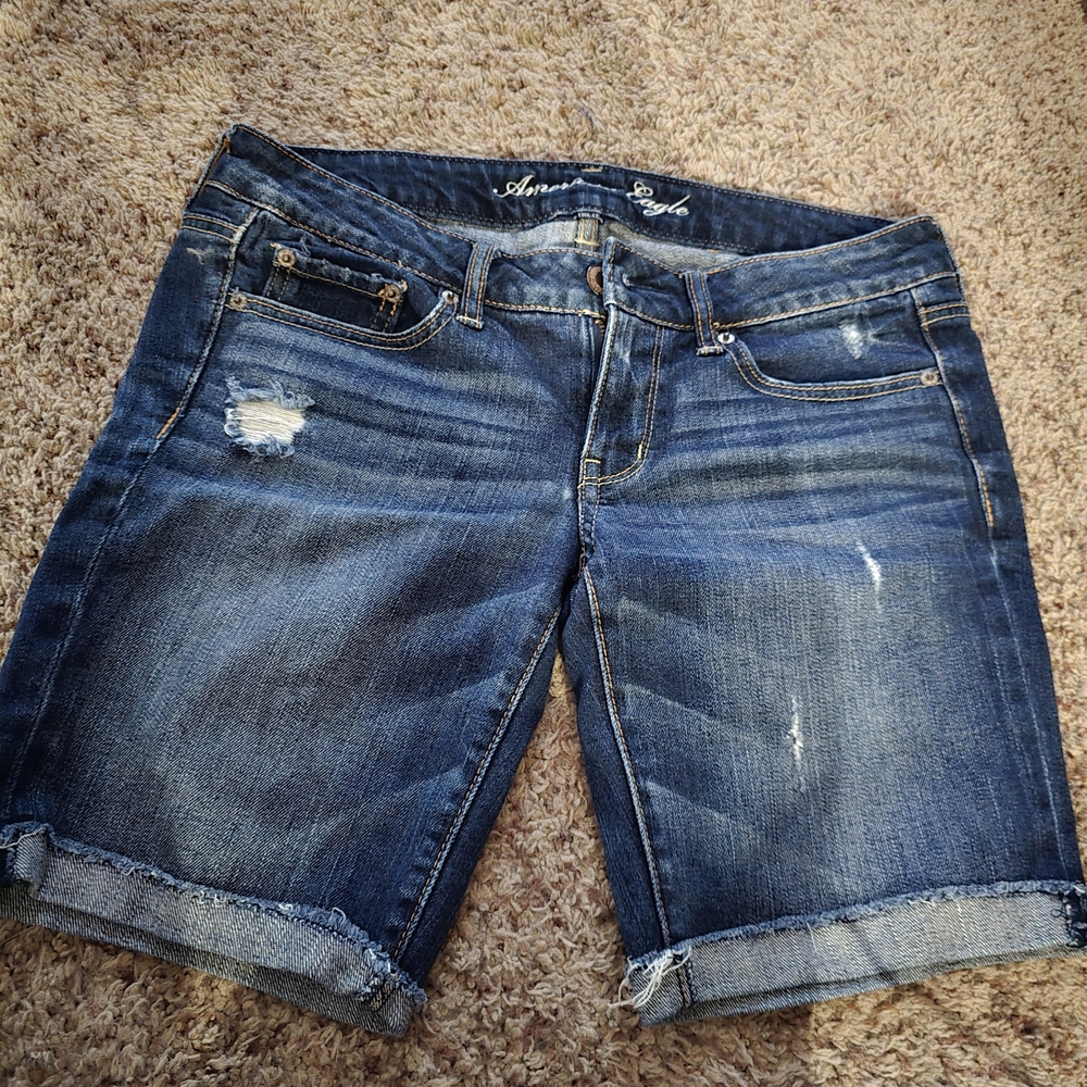 American Eagle Outfitters Women's Blue Denim Shorts